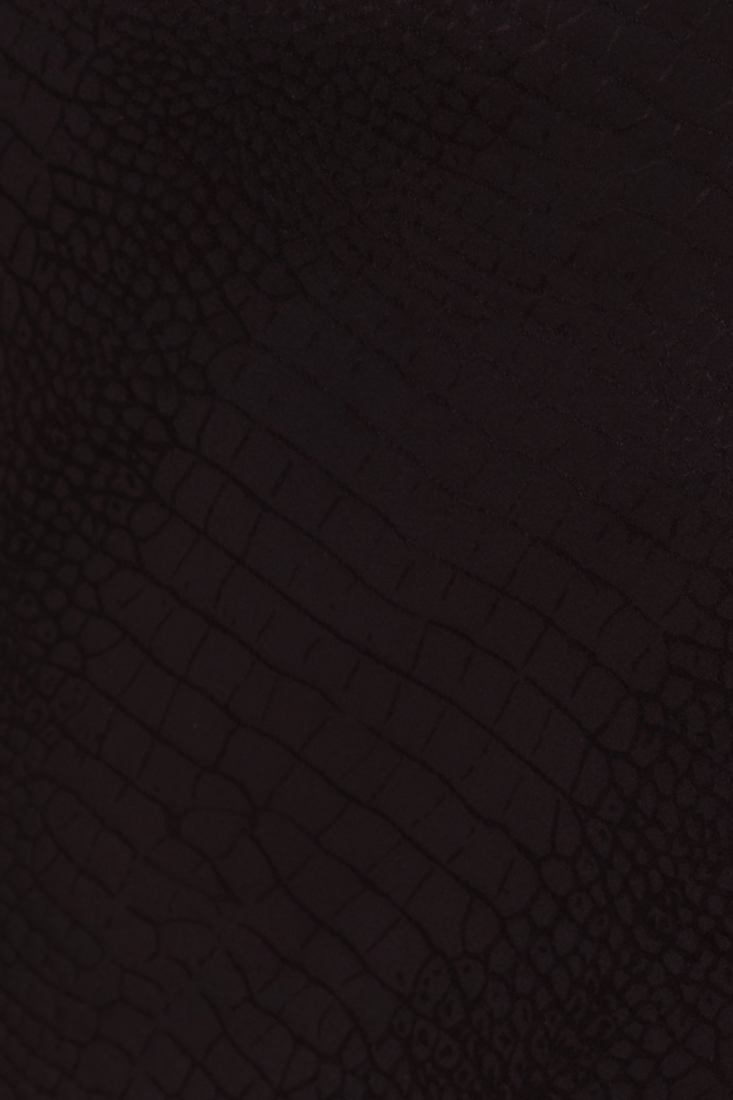 CAVIAR CROC SLIP DRESS