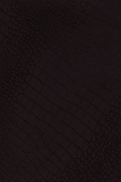 CAVIAR CROC SLIP DRESS